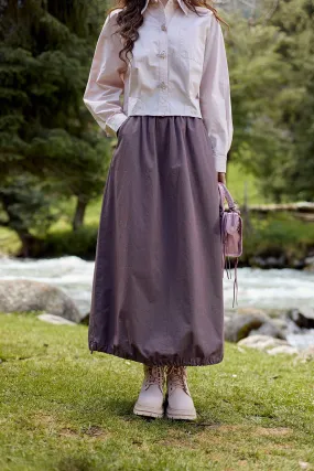 A Line Maxi Skirt for Women