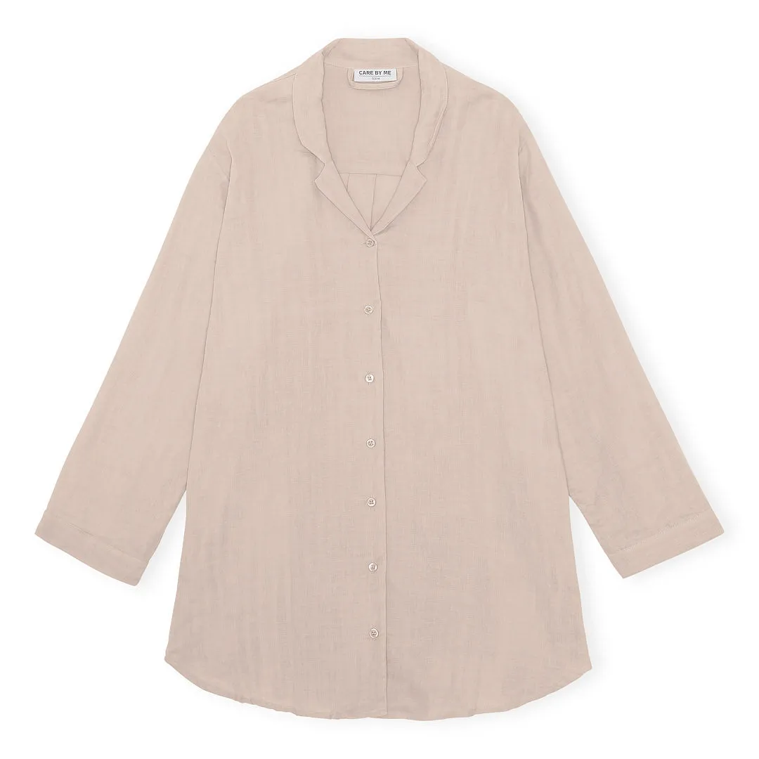 CARE BY ME 100% Organic Cotton Womens Vivienne Long Shirt