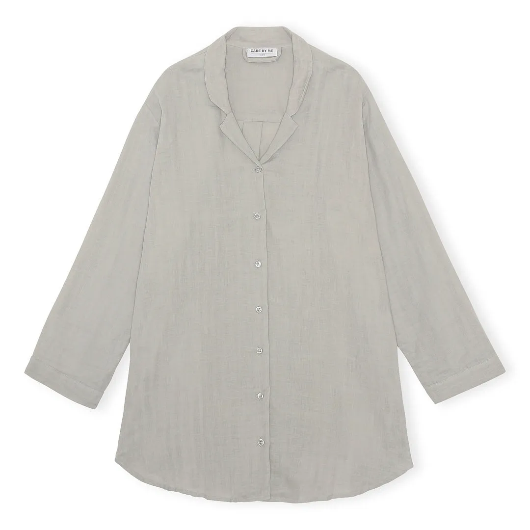 CARE BY ME 100% Organic Cotton Womens Vivienne Long Shirt