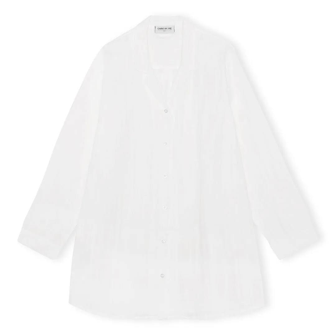 CARE BY ME 100% Organic Cotton Womens Vivienne Long Shirt