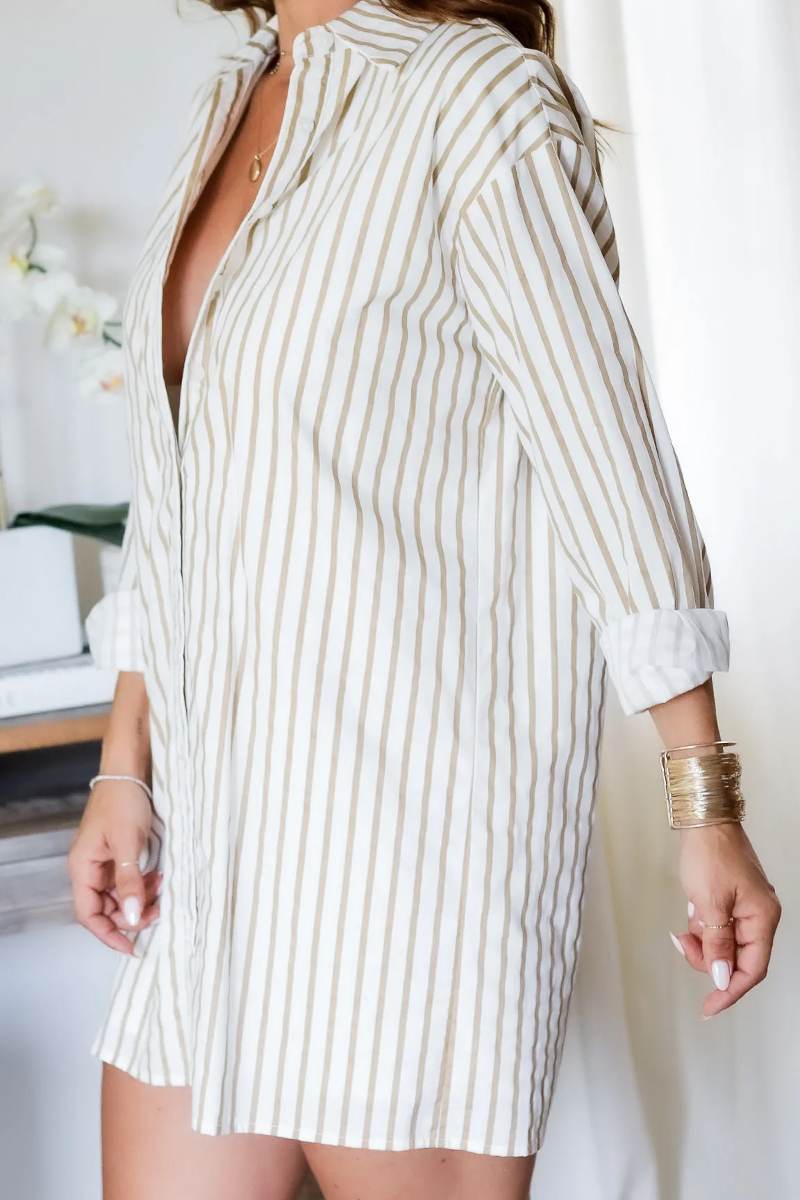 Cristina Button Down Tunic