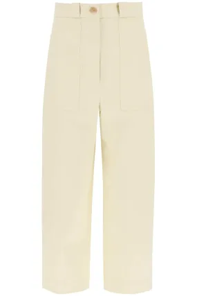 Khaite hewey high-waisted pants