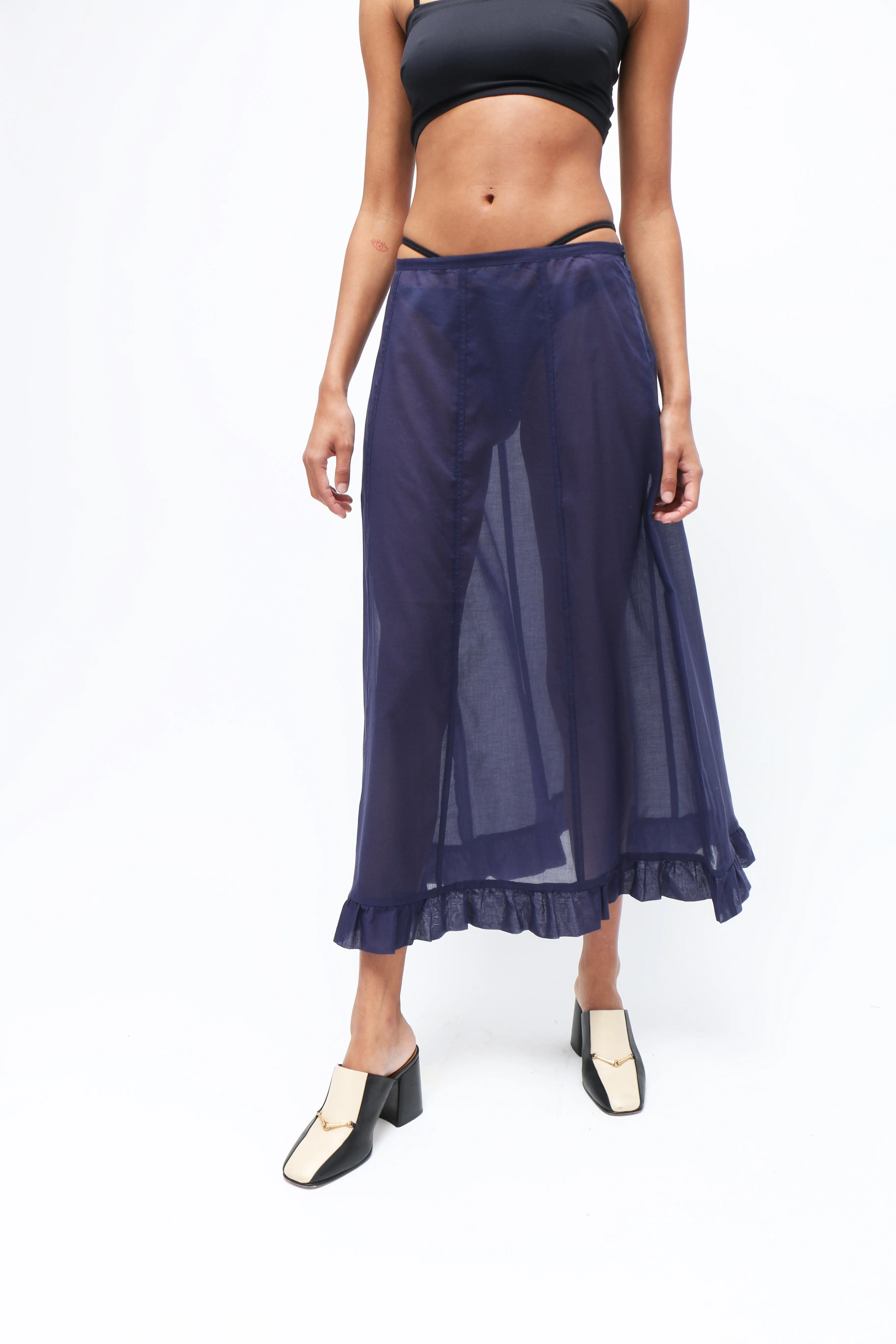 Navy Andolini Skirt