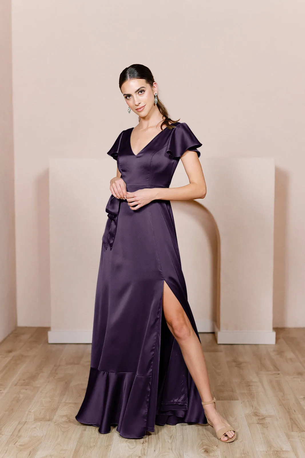 Thalia Satin Dress | Made To Order