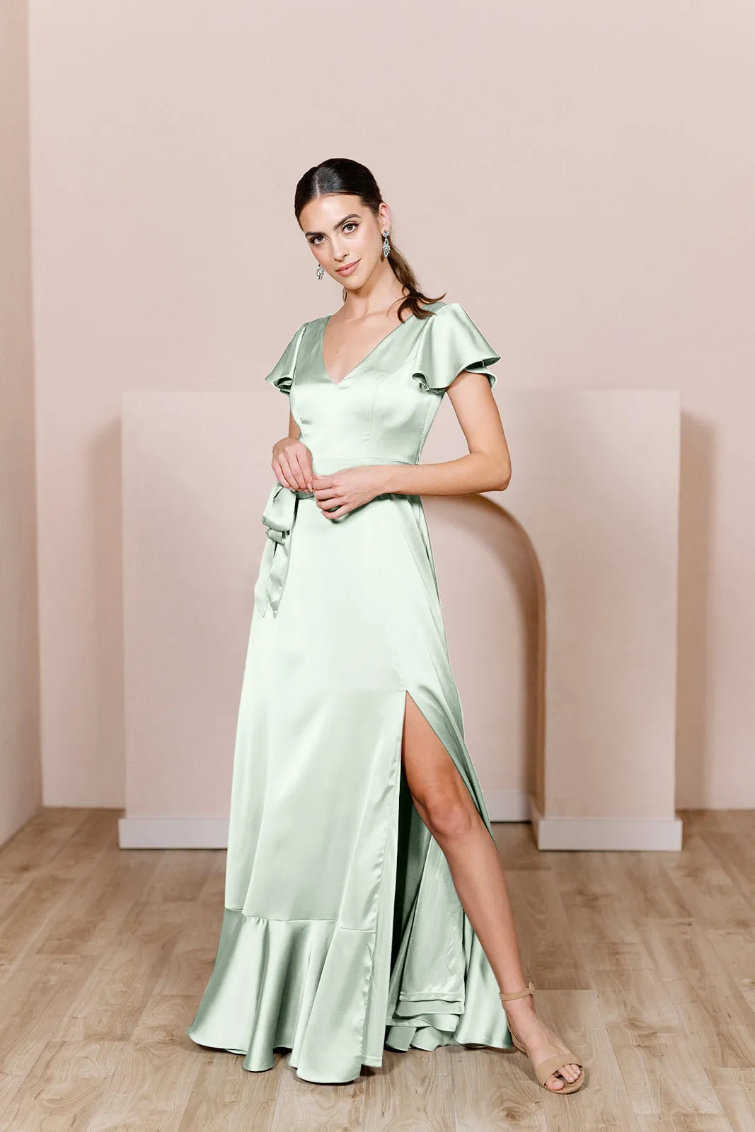 Thalia Satin Dress | Made To Order