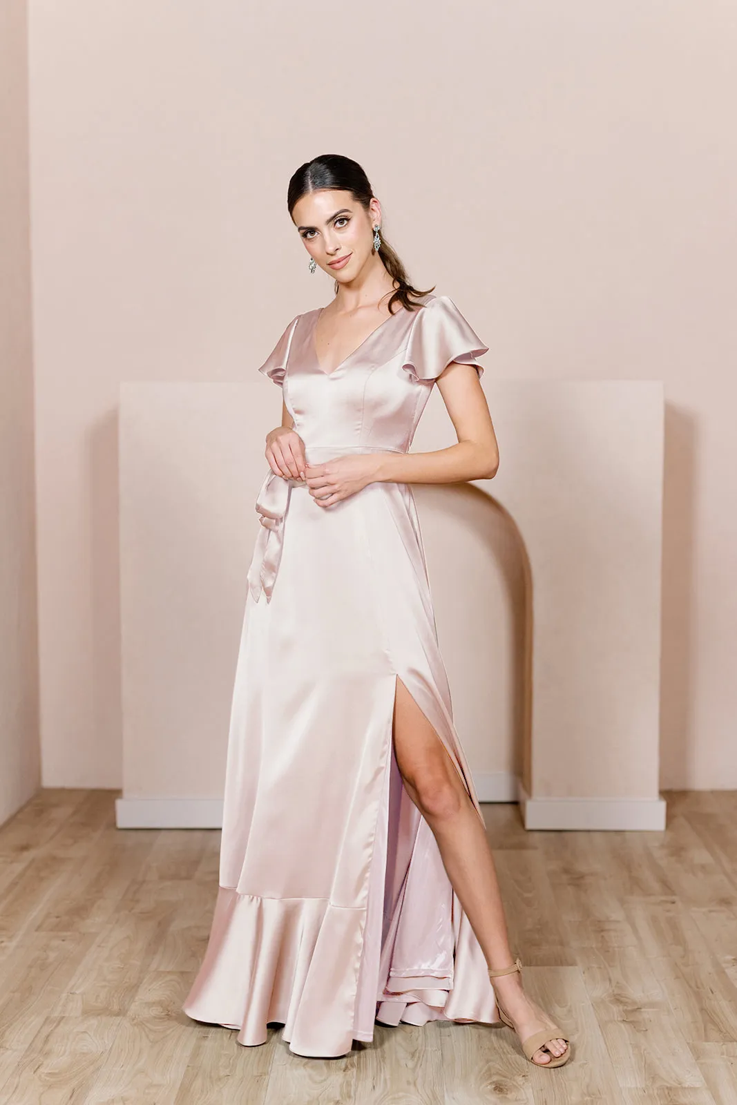 Thalia Satin Dress | Made To Order