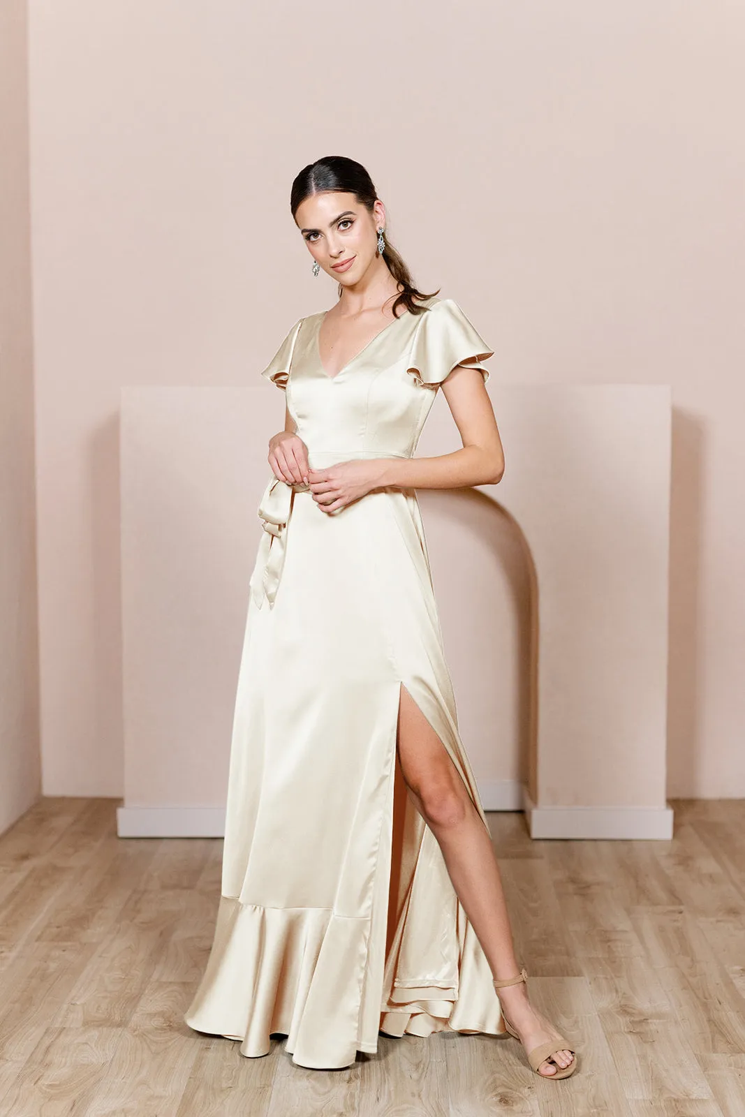 Thalia Satin Dress | Made To Order