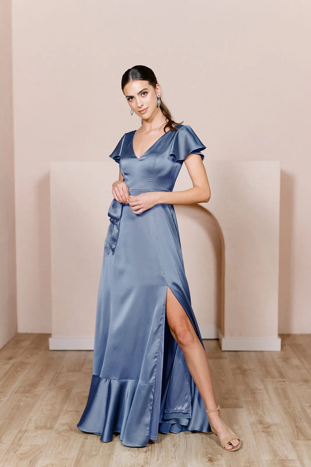 Thalia Satin Dress | Made To Order