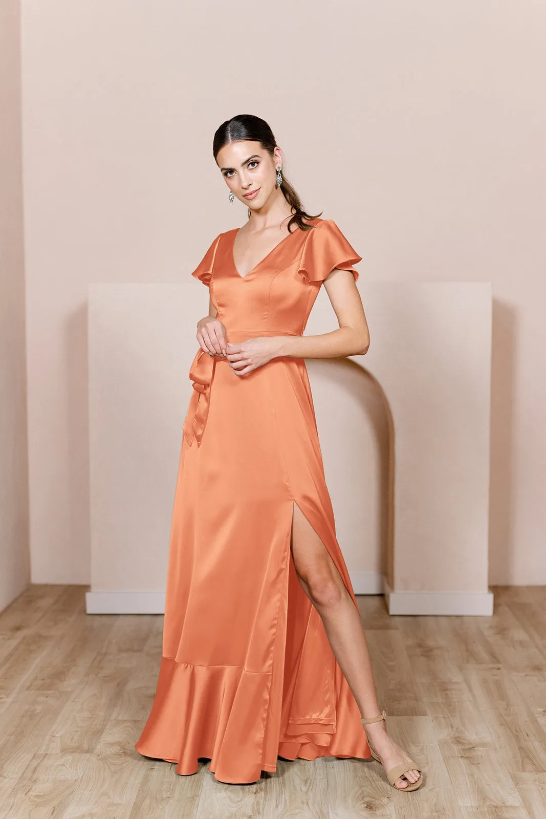 Thalia Satin Dress | Made To Order