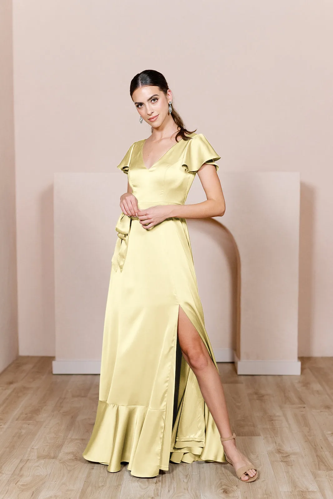 Thalia Satin Dress | Made To Order