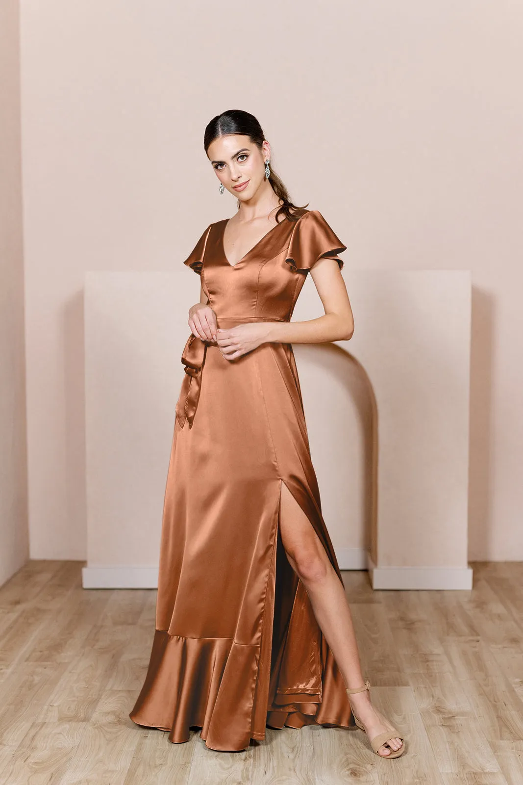 Thalia Satin Dress | Made To Order