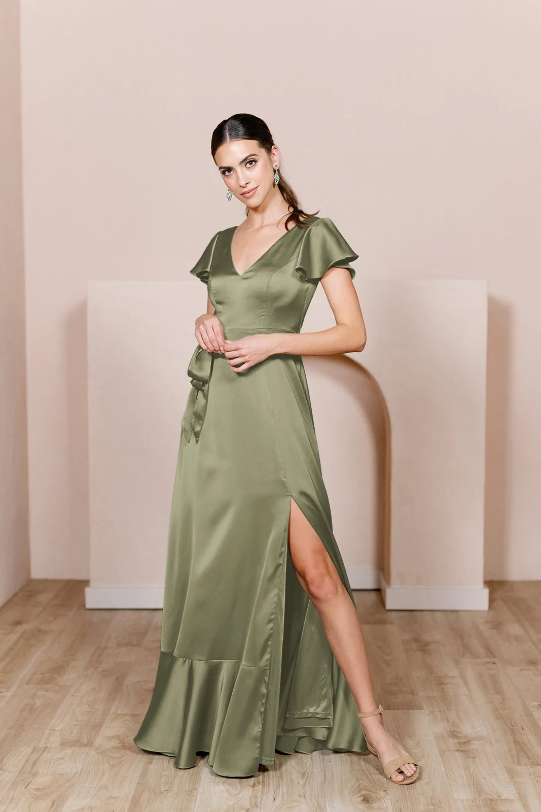 Thalia Satin Dress | Made To Order